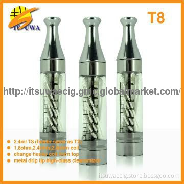 hot selling  e cigarette  2.4ml T8